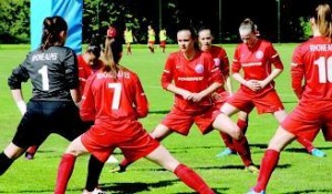 Equipe de footballeuses professionnelles